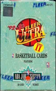 1992 FLEER ULTRA SEALED BOX (36 PACKS) - SHAQUILLE O'NEAL ROOKIE, MICHAEL JORDAN - Picture 1 of 4