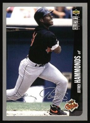 1996 Collector's Choice Jeffrey Hammonds #467 Baltimore Orioles - Image 1 of 2