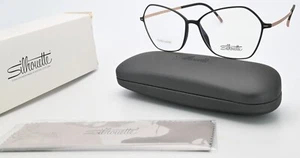 SILHOUETTE Brille SPX 1591 75 9030 55-15 145 Grooved Glazing Square Frame +Case - Bild 1 von 12