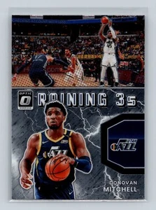 Donovan Mitchell 2021-22 Donruss Optic #8 Raining 3s - Picture 1 of 2