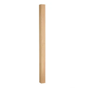 Stair Newel Post  Square Oak 2100 x 90 x 90mm Long Newel Post and Cap Options - Picture 1 of 14