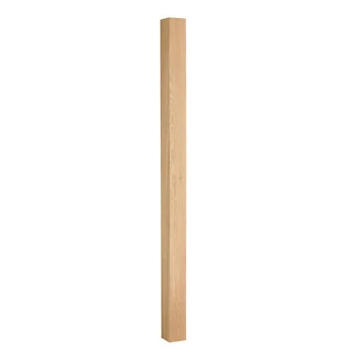 Palo quadrato Newel rovere quadrato per scale 1500 mm x 90 mm x 90 mm selezionare pieno o mezzo - Immagine 1 di 4