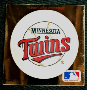 Vintage 1991 Minnesota Twins Fleer Team Logo Sticker - Picture 1 of 1