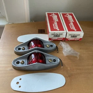 Pair Arrow Safety Device Armored Marker Lights050-04522 1 Set Screws Missing/NO - Picture 1 of 7