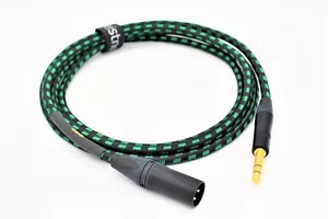 Cavo bilanciato 12' TRS/XLR ~ EA Lyric HG 12 piedi spine oro o nichel ~ BORSA GRATUITA - Foto 1 di 2