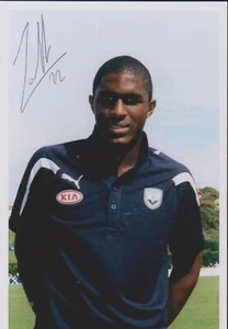 FOOTBALL PHOTO ANTHONY MODESTE BORDEAUX SIGNATURE ORIGINALE - Picture 1 of 1