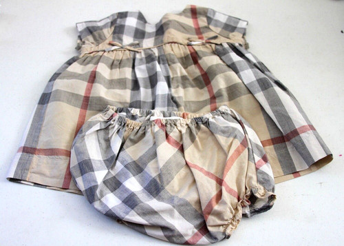 Abito a quadretti per bambini Burberry 2 pz taglia 3 mt #72