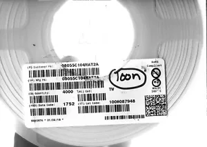 08055C104MAT2A AVX CAP 100nF 50V 20% X7R 0805 - Imagen 1 de 1