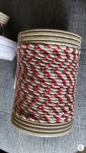40 yds Cupcakes Cashmere DECORATIVE RIBBON CORD DIY metallic Wood Spool NEW - Picture 1 of 4