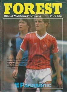 Nottingham Forest v Tranmere Rovers 2 December 1981 League Cup - Picture 1 of 2