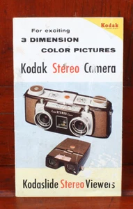 KODAK STEREO 35 MM VERKAUFSBROSCHÜRE A3-905 3-55, 6 PANEL AUSKLAPPBAR/cks/196769 - Bild 1 von 1