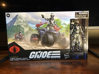 NUEVO G.I. JOE SERIE CLASIFICADA #119 COBRA HURÓN EXPLORADOR Y HURÓN ATV SIN USAR, EN CAJA Foto 1 de 4
