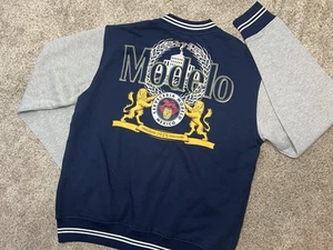 Cerveza Modelo 1925 Mexico Blue Varsity Stadium Jacket Men's Large Beer - Picture 1 of 11