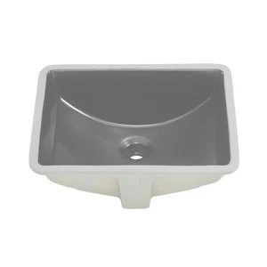 Swiss Madison Plaisir 18,5" rettangolare ceramica sottopiano bagno grigio opaco - Foto 1 di 8