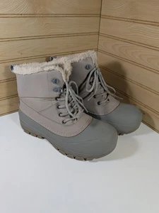 Botas de nieve Thermolite Ecomode para mujer talla 5 grises - Imagen 1 de 4