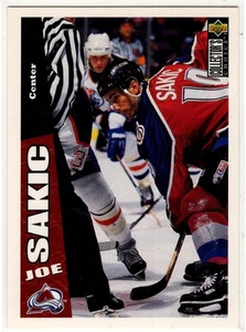 1996 Upper Deck Collector's Choice Joe Sakic No. 64 Colorado Avalanche - Bild 1 von 2