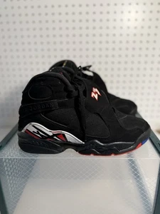Nike Air Jordan 8 Retro "Playoffs" Größe 7Y 305381-062 schwarz weiß rot - Bild 1 von 13