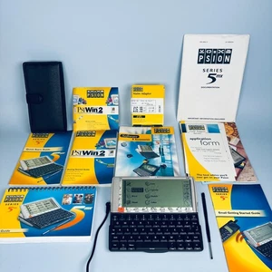 ORDENADOR PORTÁTIL PSION SERIE 5MX + INSTRUCCIONES, ADAPTADOR DE RED, FUNDA BLANDA - Imagen 1 de 15