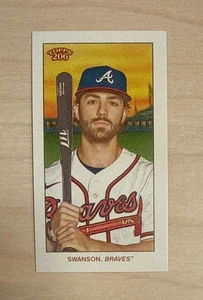 DANSBY SWANSON - 2020 Topps 206 - Wave 5 - PIEDMONT #1 - ATLANTA BRAVES - Picture 1 of 2