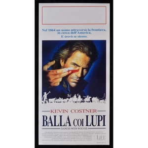 Affiche Danses Avec Kevin Costner Dances Whit Wolvws Western Indiens B195 - Picture 1 of 3