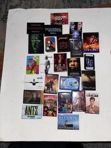 Lot 25 Vintage Horror/Sci-Fi Movie Promo Titanic Twister E.T. Hannibal 90er - Bild 1 von 17