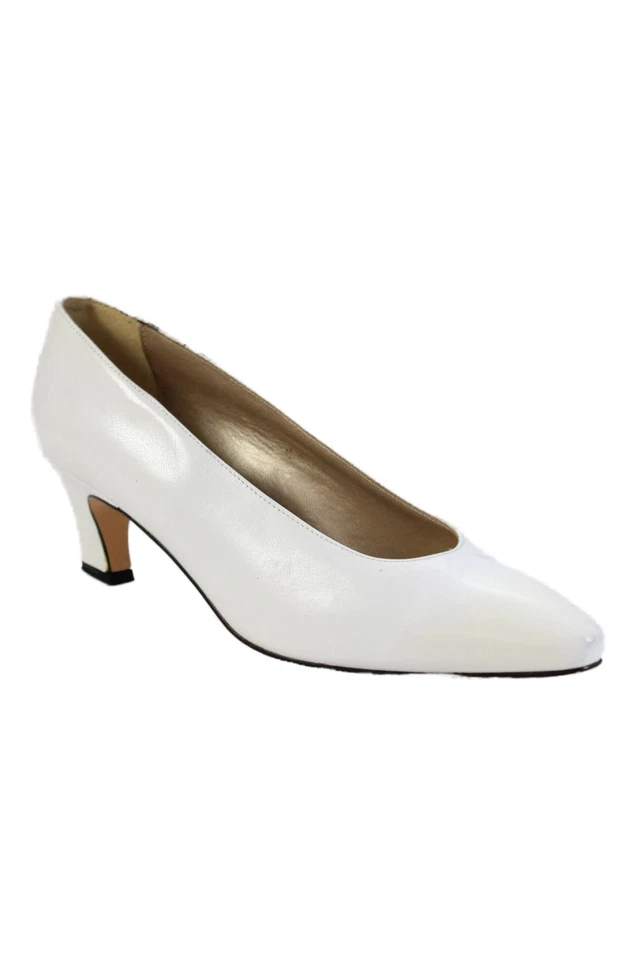 Vaneli Mujer Texturizado Punta Punta Slip On Gatito Tacones Blanco Talla 6.5 Foto 1 de 4