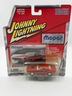 Johnny Lightning Mopar Or No Car 1971 Dodge Challenger R/T, Red, 1:64, NIB - Image 1 of 4