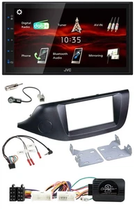 JVC USB Bluetooth Lenkrad DAB 2DIN Autoradio für Kia Ceed ab 2012 schwarz ohne S - Bild 1 von 11