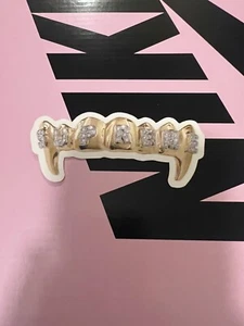 Supreme Grill Gold Fronten Aufkleber SS17 SS18 SS19 SS20 100% Authentic NEU - Bild 1 von 2