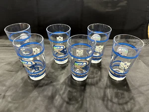 Seattle Seahawks Glasses - Chevron promo - Set of 6 - Picture 1 of 3