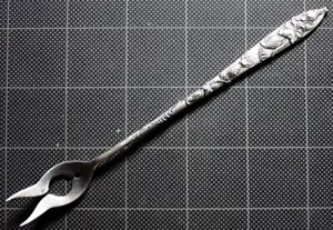Tiffany & Co. .925 Sterling Silber Austerngabel Weinrebe Kürbis Muster NO MONO - Bild 1 von 4