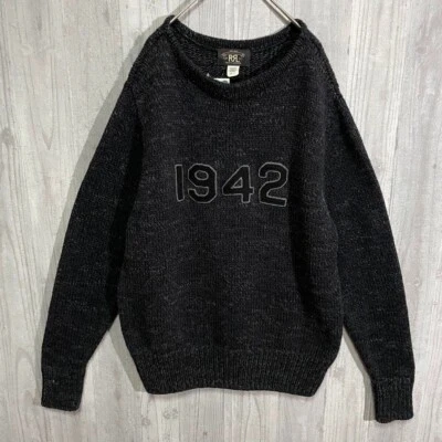 RRL Ralph Lauren Double RL 1942 Boatneck Sweater Wool Size L USA with Tag - Image 1 of 4