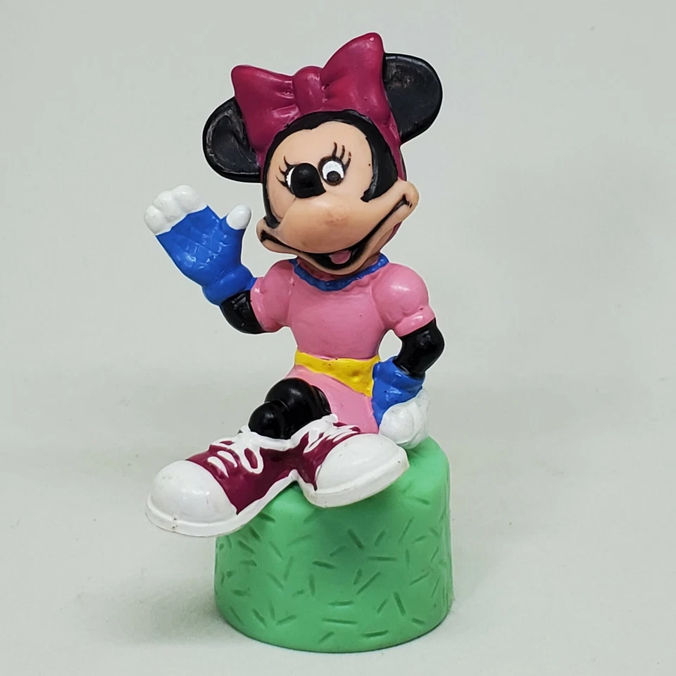 复古 Totally Minnie Mouse PVC 公仔迪士尼雅芳 1988 蛋糕瓶装 — 第 1/4 张图片
