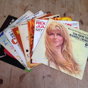 8 x Vintage Vinyl Soundtracks OST Musical 12" LP Records -Carnival, Mary Poppins - Imagen 1 de 8