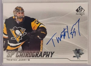 Tristan Jarry 2021-22 SP Authentic SP Chirography Auto #C-TJ Penguins - Picture 1 of 2