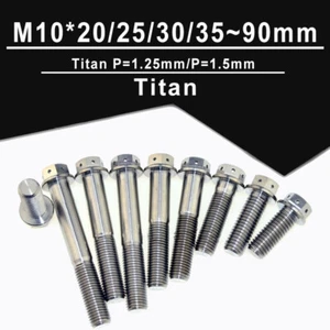 Tc4-Titan Flanschschrauben Innen und Außensechskantschrauben M10*20/25/30~90mm - Picture 1 of 31