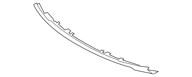 Moldura de rejilla de radiador Mercury Milan 2010-2012 AN7Z-8200-B Foto 1 de 4