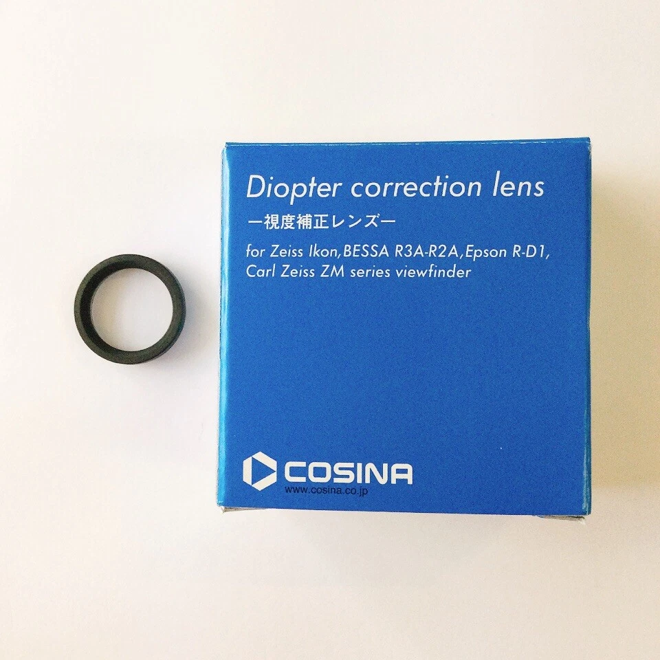 【COMO NUEVO】Lente de corrección de dioptrías COSINA -3.0 para visor ZEISS BESSA R3A R2A ZM Foto 1 de 4