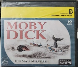 Moby Dick Audio Book, 19 Disc, Herman Melville, Read by Anthony Heald-READ DSCRP - Foto 1 di 5