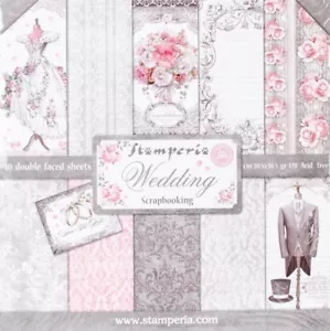 Stamperia WEDDING - 12" X 12" Double Sided Paper - 10 SHEETS - Bild 1 von 12