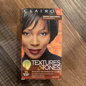 Clairol Professional Textures & Tones Hair Color, 1N Natural Black Sealed - Picture 1 of 1