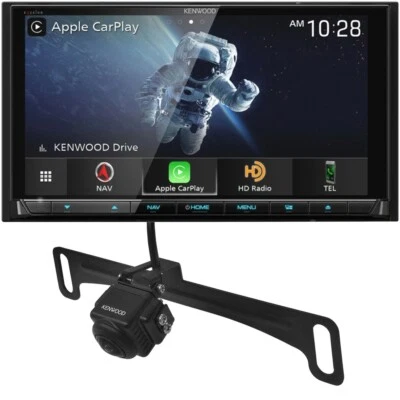 Kenwood DNX997XR 6.75" Touchscreen Receiver + 180° Backup Camera - Image 1 of 4