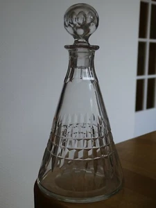 VAL SAINT LAMBERT ANCIENNE CARAFE A LIQUEUR MODELE ESNEUX CRISTAL - Imagen 1 de 8