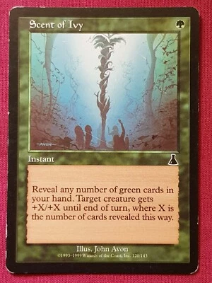 Magic The Gathering URZA'S DESTINY SCENT OF IVY green card MTG - Image 1 of 2