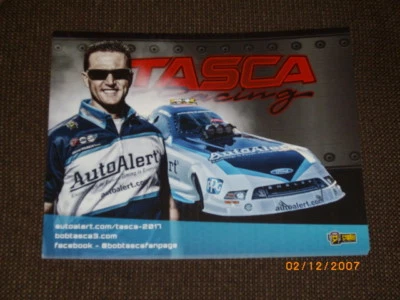 2017 BOB TASCA III AUTO ALERT VERSION 4 FUNNY CAR NHRA POSTCARD