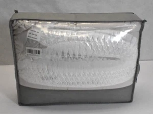 Boho Bedding King Size White & Beige Reversible Design Bohemian 3 Piece Set - Picture 1 of 5