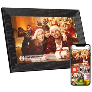 BYYBUO 10.1 Inch WiFi Digital Picture Frame Touch 32GB Storage Smart Photo Frame - Picture 1 of 9