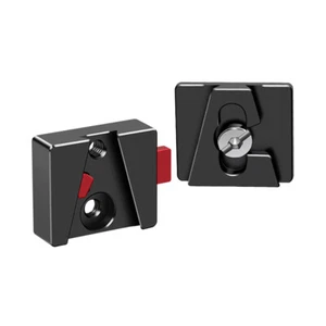 Mini V-mount Female Battery Adapter Dock+ V-Lock Male Quick Release QR Plate KIT - Picture 1 of 12