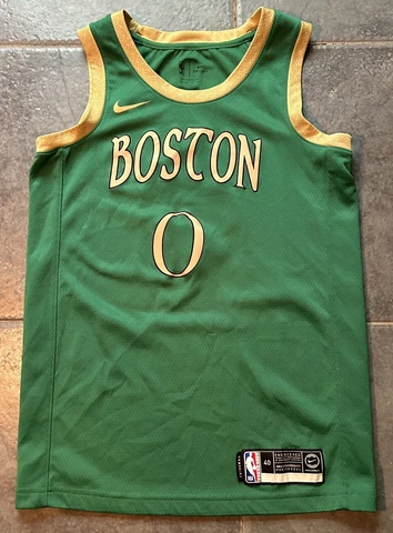 Boston Celtics Jayson Tatum 2019-20 City Edition Swingman Men Dryfit Jersey Sz40 Cover