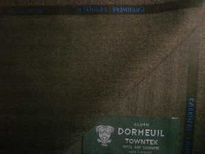 DORMEUIL ""ECLIPSE"" 90% SUPER 150er WOLLE & 10% SEIDE, SCHWARZER ANZUG STOFF - 3,4 m - Bild 1 von 12